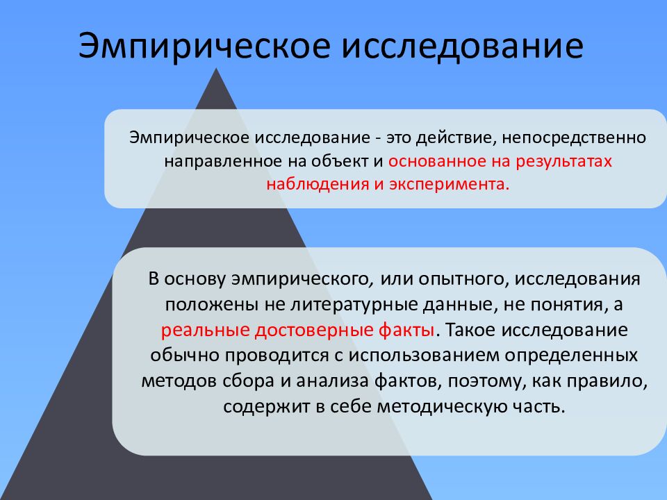 Эмпирическое исследование