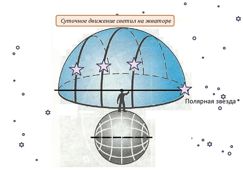 Видимое движение звезд на различных географических широтах презентация 11 класс