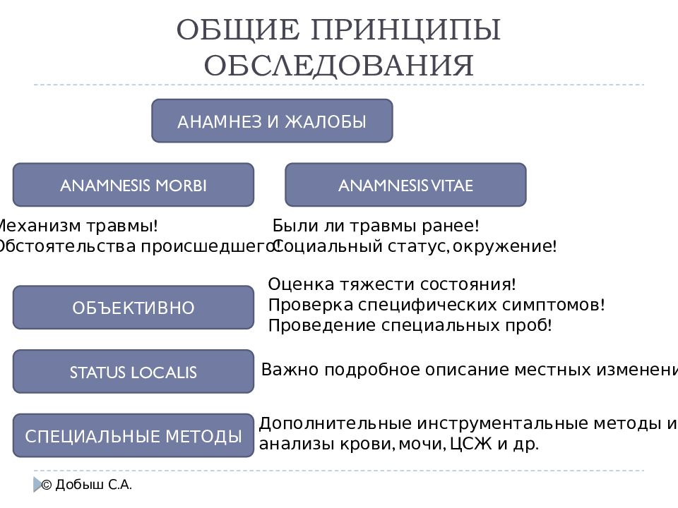 Принцип обследования. Принципы обследования. Общие принципы обследования пациента. Принципы освидетельствования. Основные принципы обследования больного.