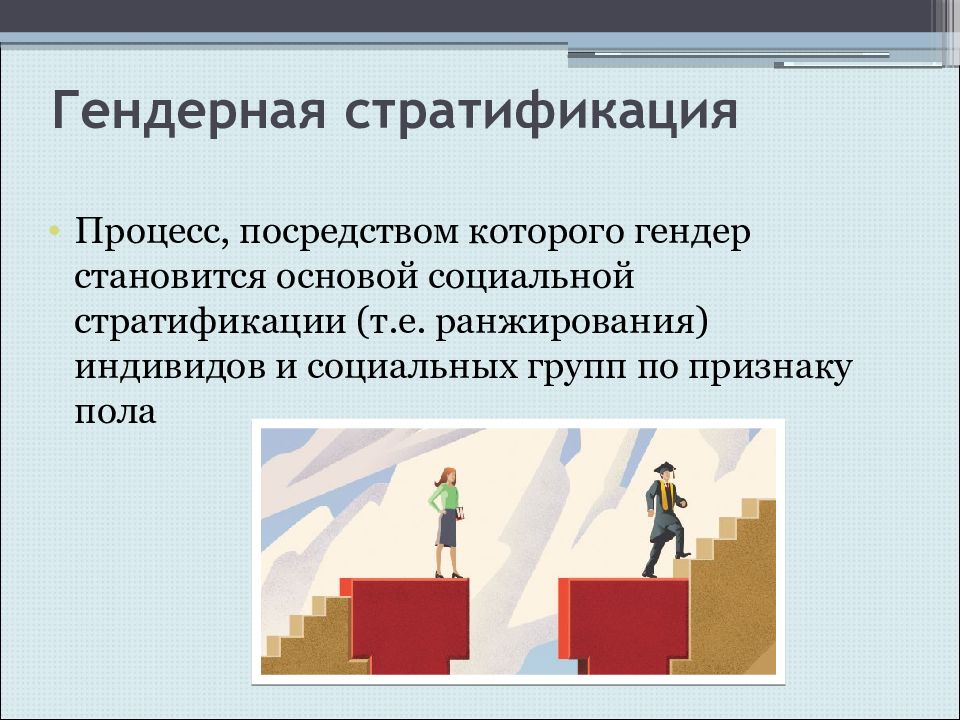 Процесс посредством которого. Гендерная стратификация. Гендер гендерная стратификация. Гендер и социальная стратификация. Гендерное неравенство и социальная стратификация.