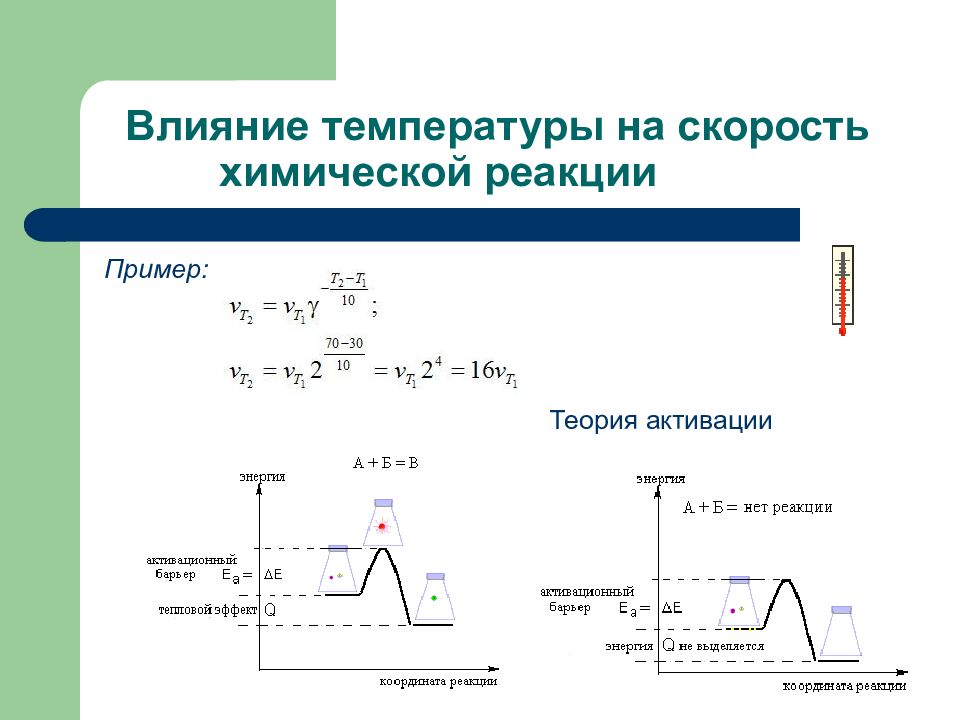 Примеры влияющие на скорость химических реакций. Влияние температуры на равновесие и скорость химической реакции. Влияние на скорость химических реакций температурного фактора. Влияние температуры на скорость необратимой реакции.