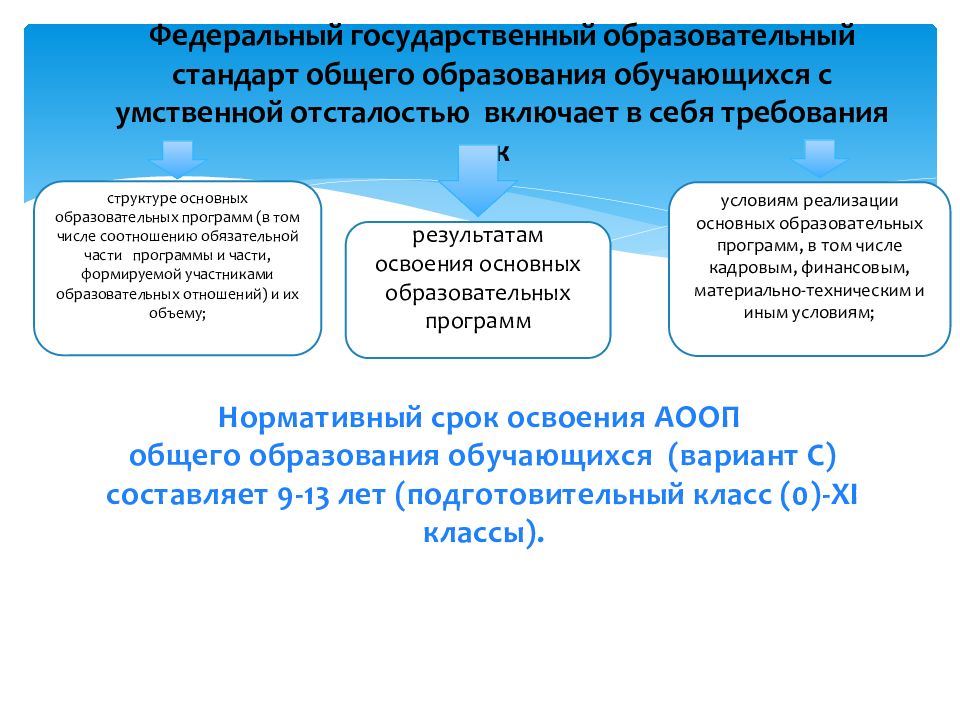 Учебный план адаптированной программы для детей с умственной отсталостью