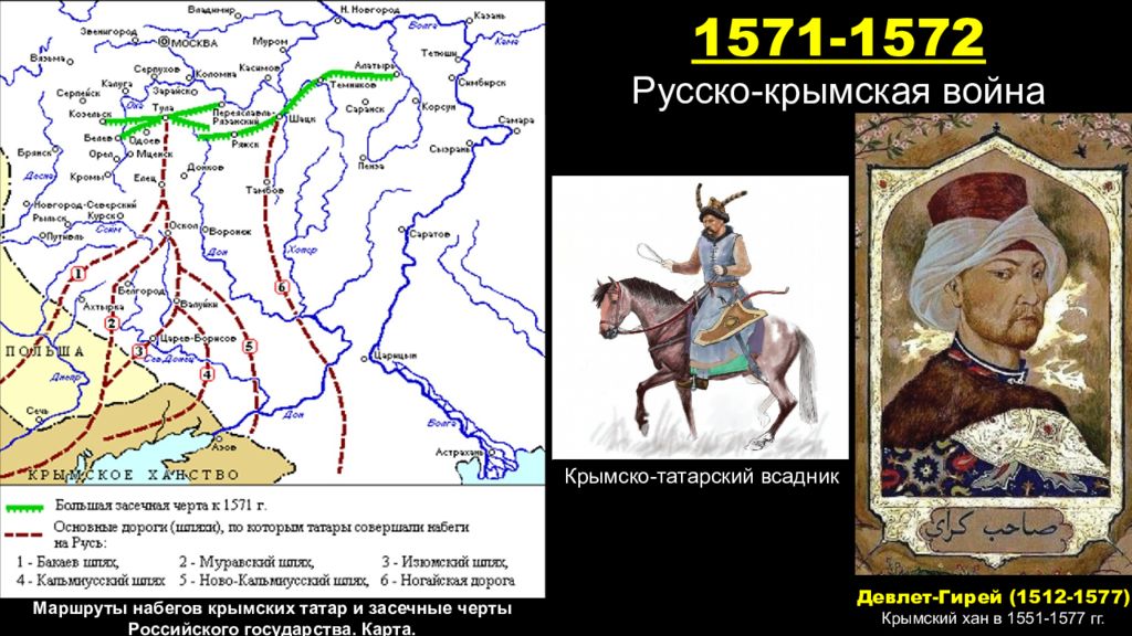 Поджог москвы крымцами в 1571 карта