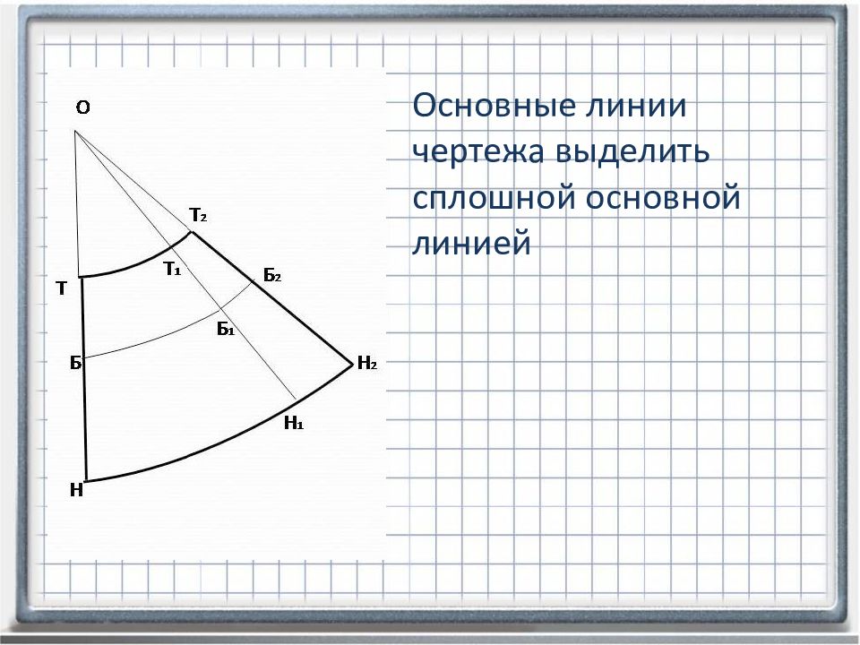 Чертеж юбки колокольчик