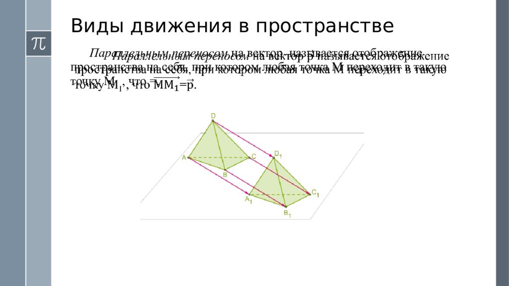 Преобразование пространства