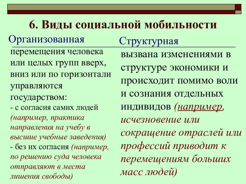 Социальная мобильность презентация