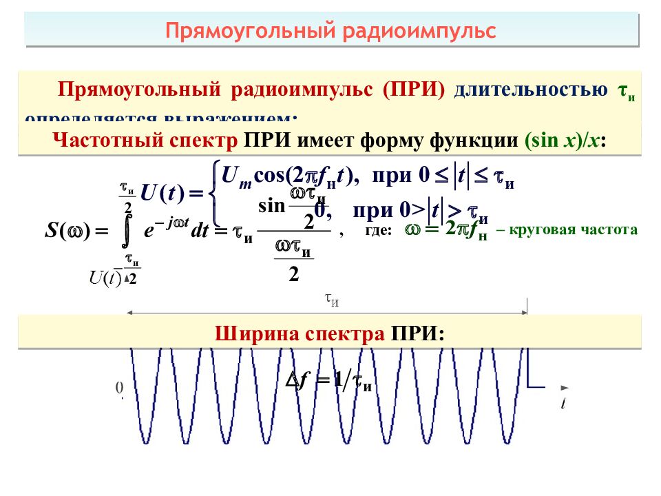 Теоретические основы радиолокации Тема 1 : Принципы построения системы ПРН