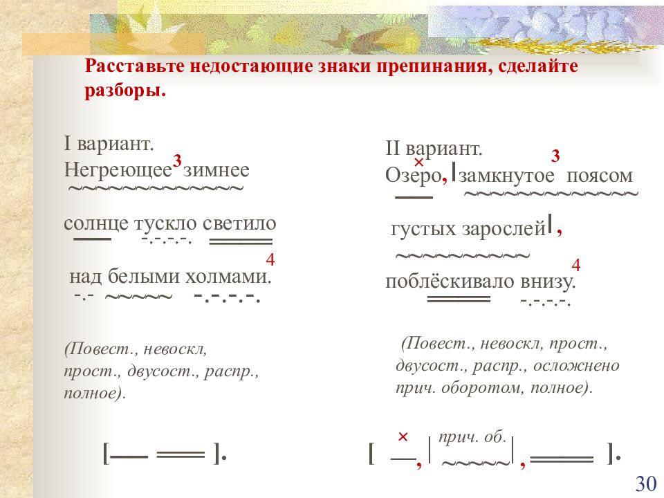 Вылезайте муравьи после зимней стужи синтаксический разбор предложения схема предложения