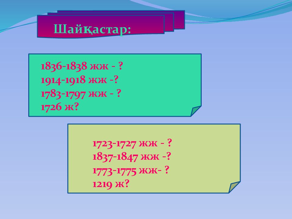 Тарих сұңқарлары»