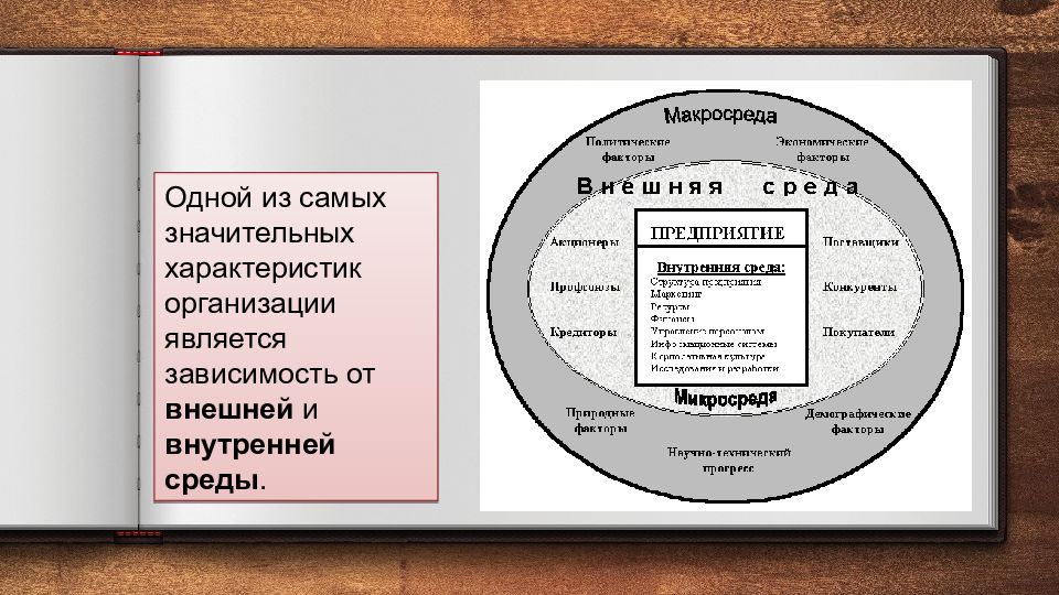 4 характеристики организации