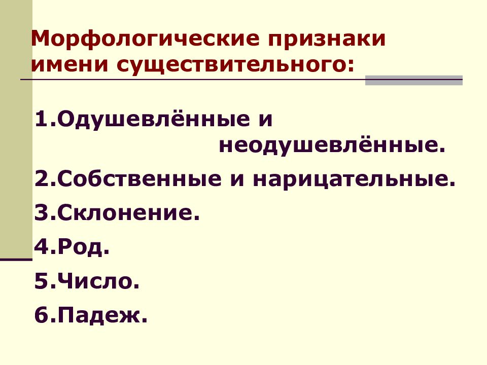 По данным схемам определите морфологические признаки слов ющегося