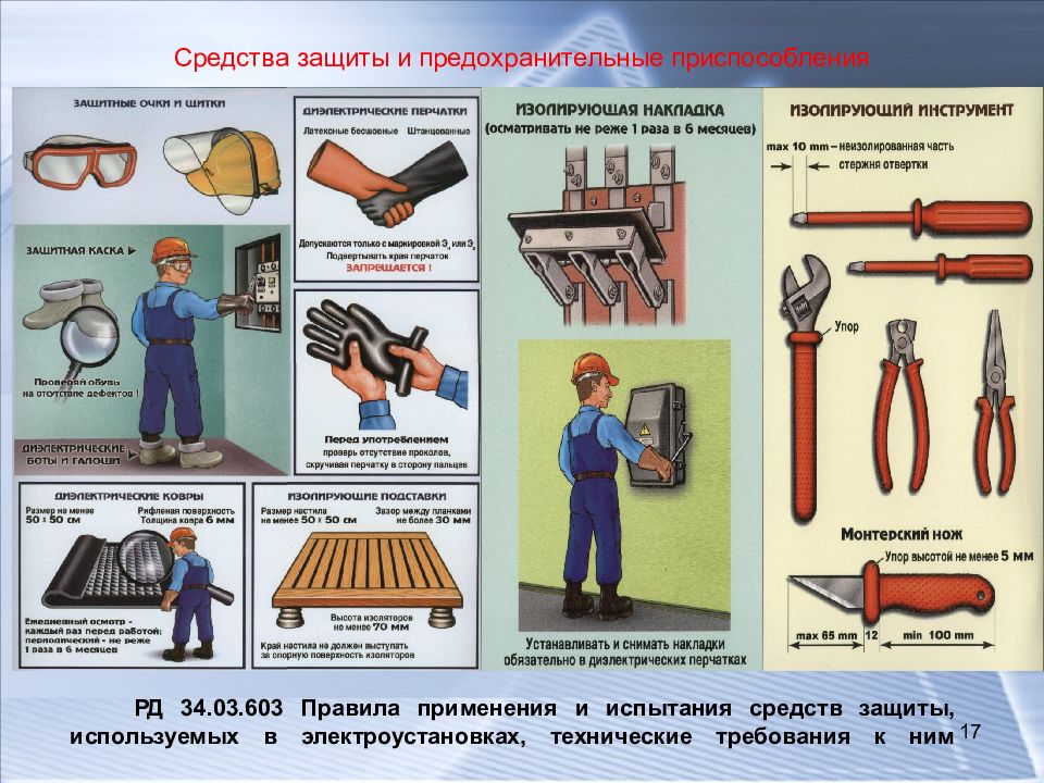 Охрана труда в электроустановках в картинках