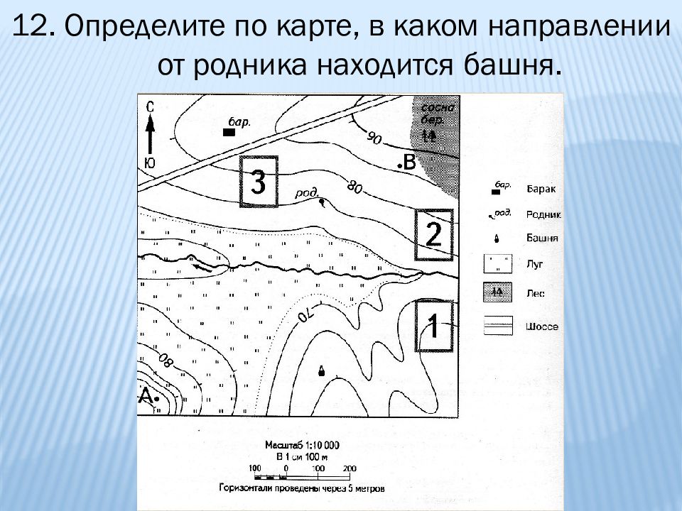 Определение направления по карте. Десятое задание ОГЭ. Задачи на блоки ОГЭ. Определять направления на плане и карте?таь. Определите по карте в каком направлении от ямы находится Родник.