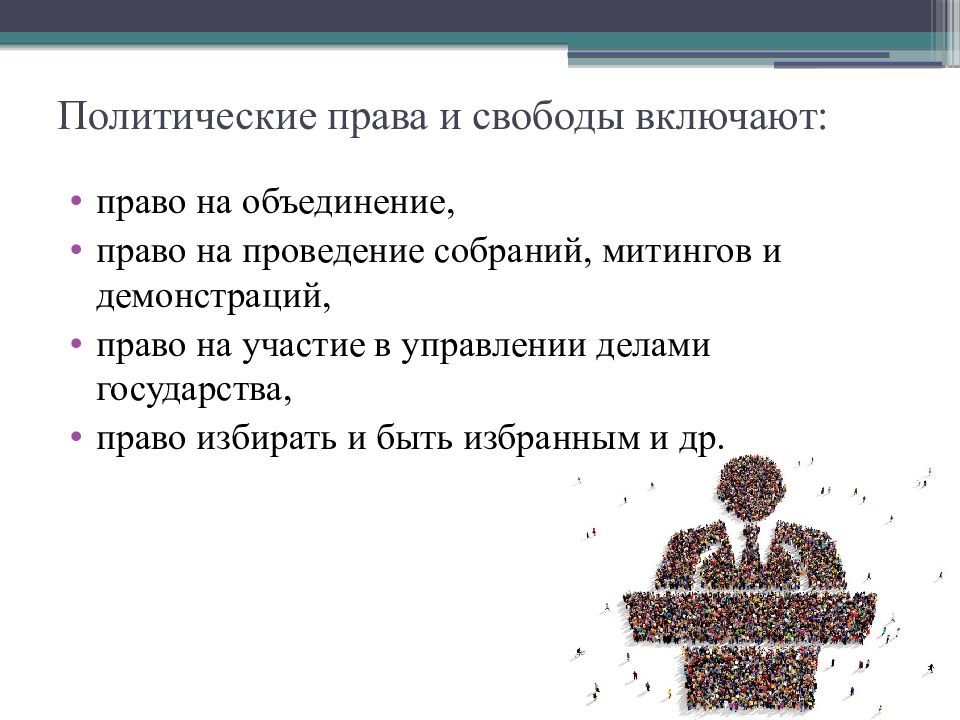 Политические свободы человека. Политические права и свободы граждан Российской Федерации. Политические права и свободы человека и гражданина. Полетическиеправа человека. Политические права граждан презентация.