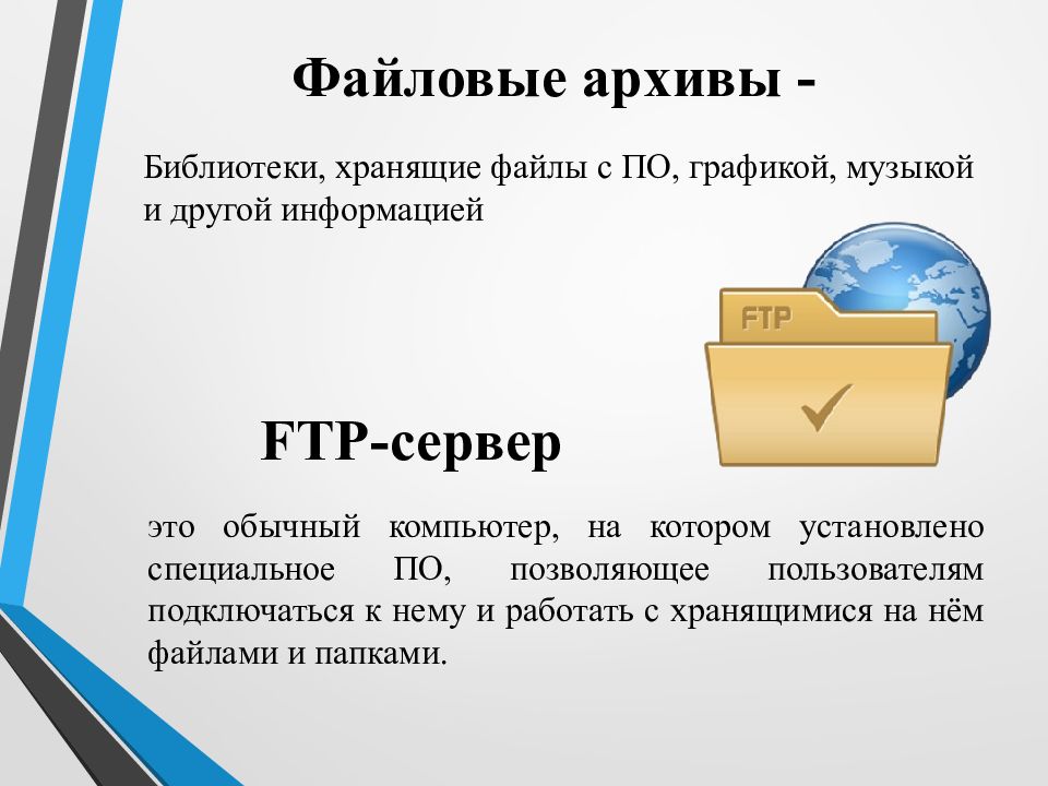 Виды архивов презентация