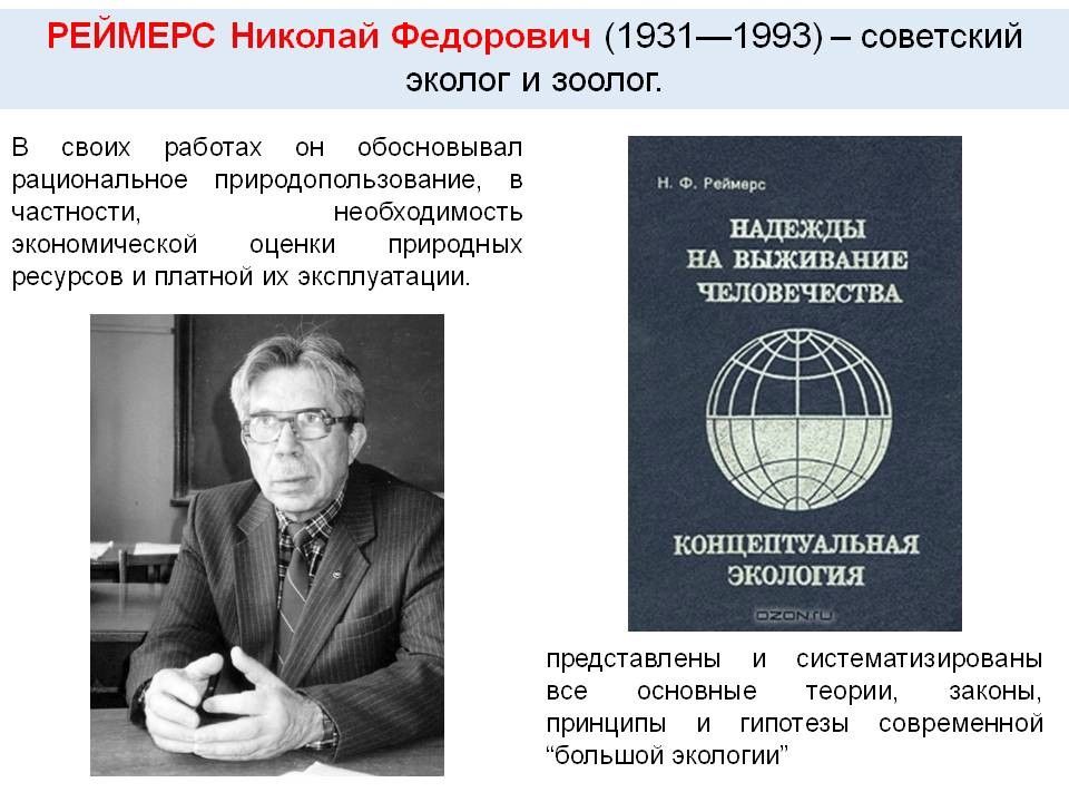 Вклад в экологию. Николай Фёдорович Реймерс. Реймерс Николай Федорович экология. Николай Фёдорович Реймерс Советский учёный. Реймерс Николай Фёдорович вклад в экологию.