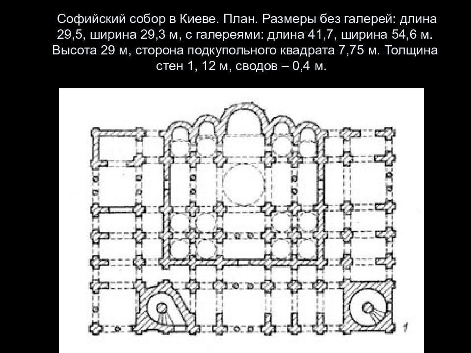 Софийский собор в киеве схема