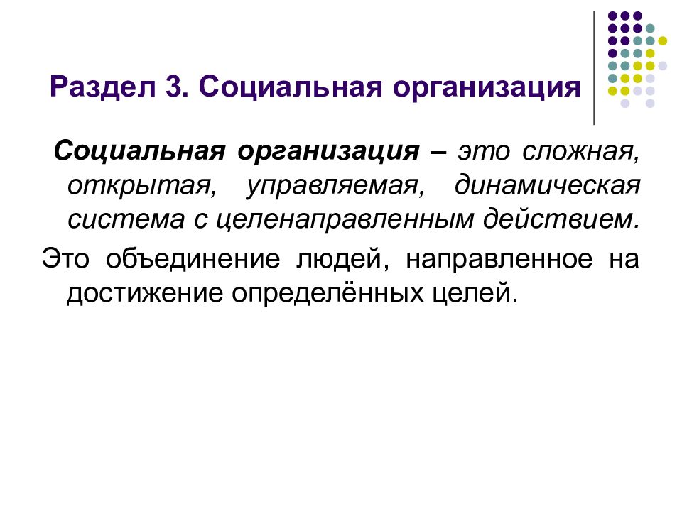 3 социальные организации. Социальная организация. Целенаправленная организация. 