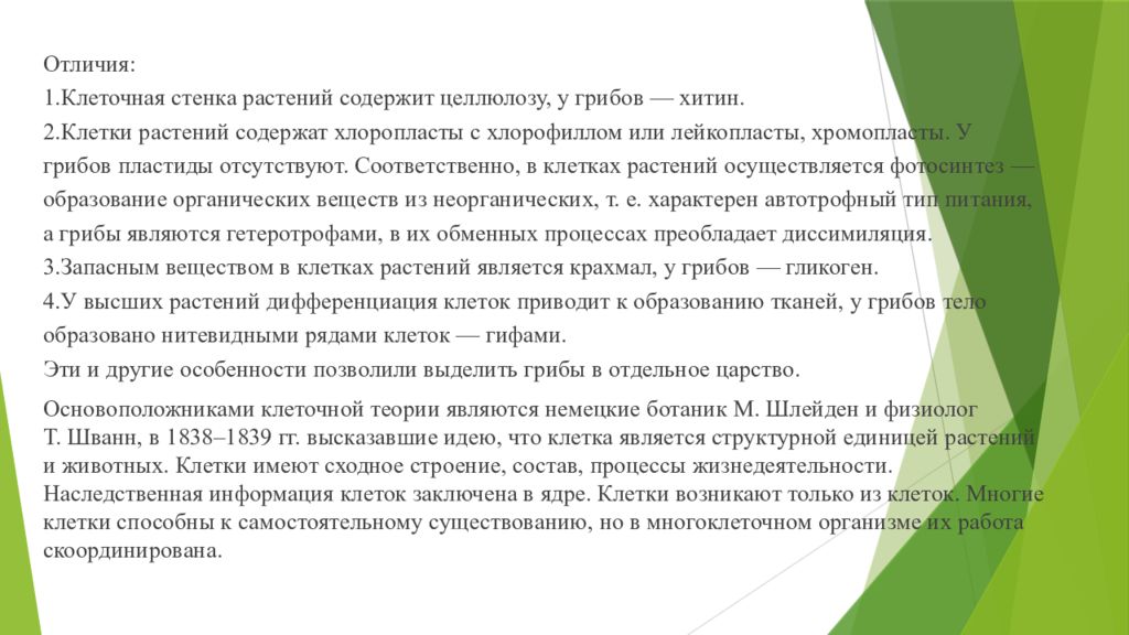 Клеточная стенка растений содержит хитин