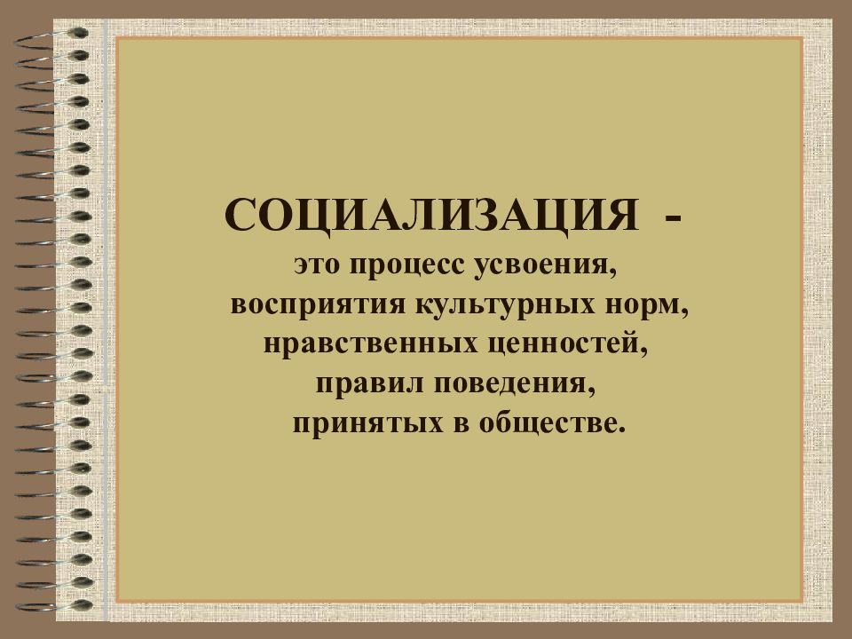 Социализация личности 6 класс обществознание презентация