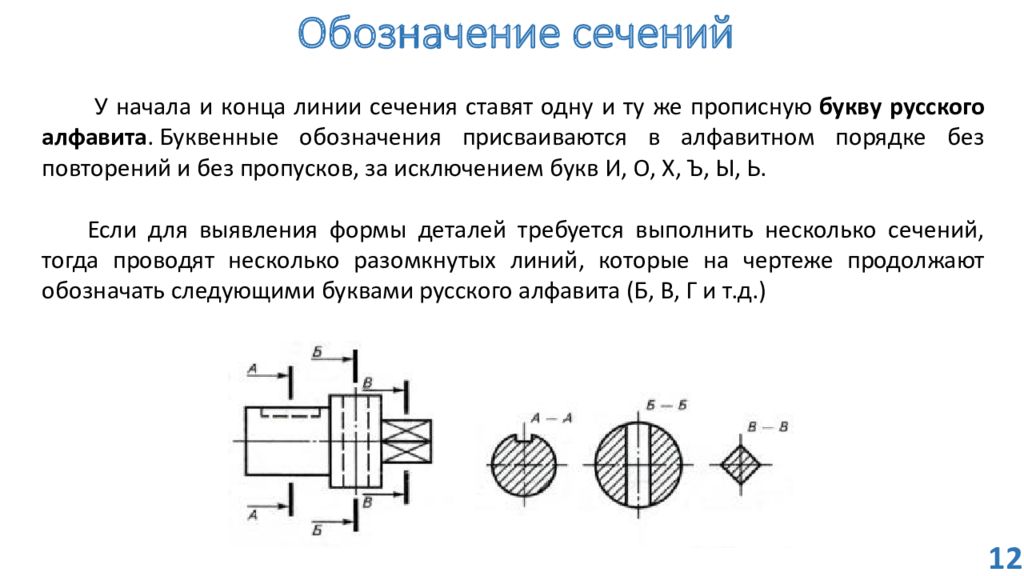 Линейное сечение. Обозначение сечения на чертеже. Сечение обозначение буквой. Как обозначают сечение в черчении. Как обозначается сечение на чертеже.