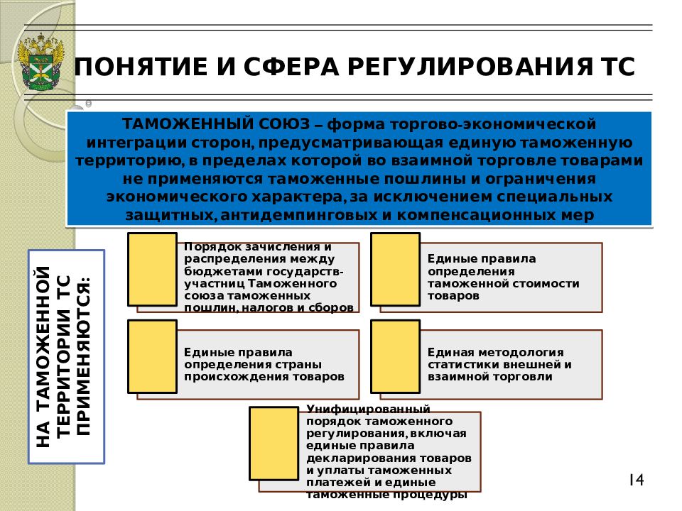 Единое таможенное регулирование. Таможенное регулирование. Понятие экономики таможенного дела.