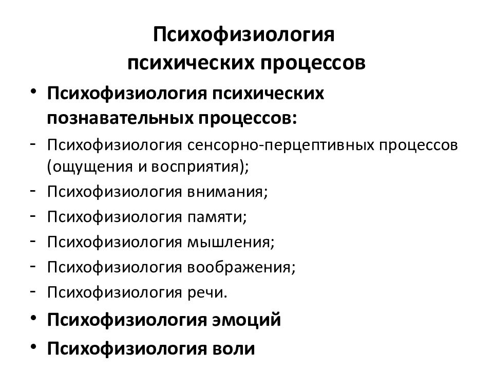 Психофизиология в схемах и комментариях психофизиология