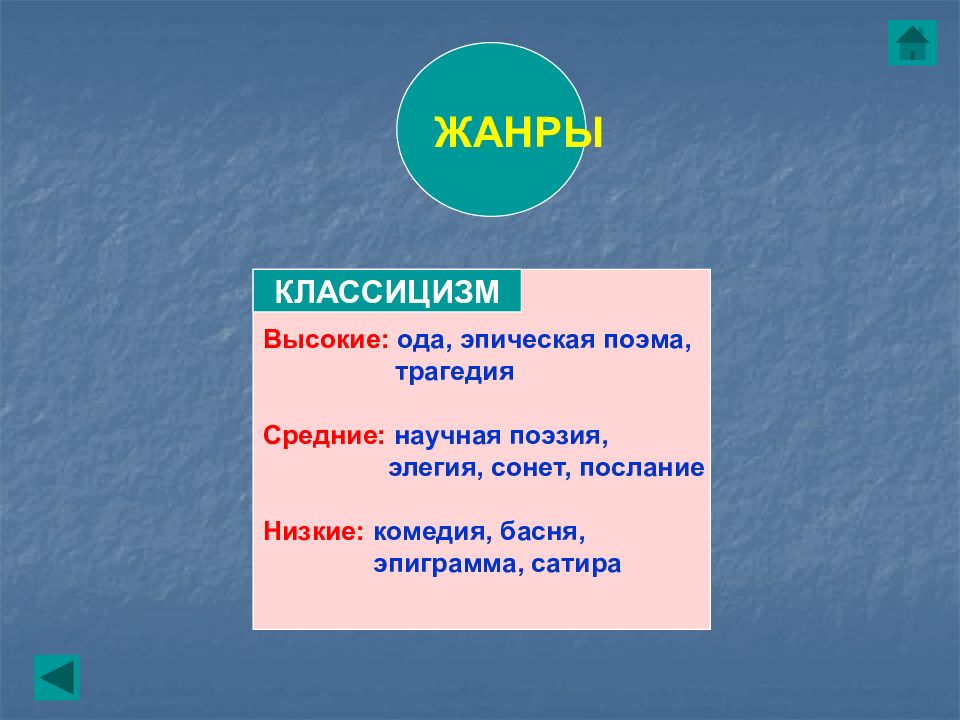 Элегия это в литературе. Высокие Жанры классицизма. Средние Жанры классицизма. Высокие средние низкие Жанры классицизма. Высокие и низкие Жанры в литературе.