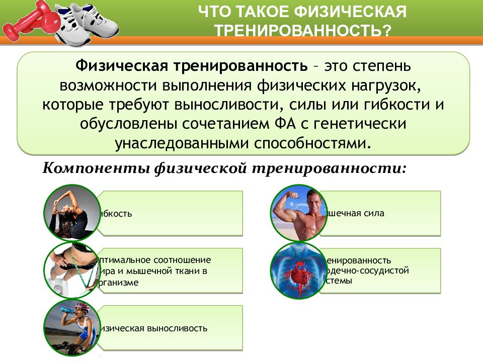 Физическая тренированность. Активное долголетие презентация. Понятие тренированности.. Компоненты физической тренированности.