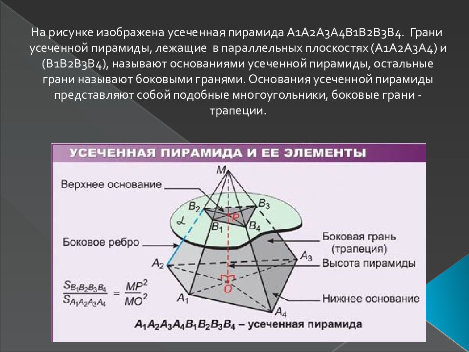 Презентация по усеченной пирамиде