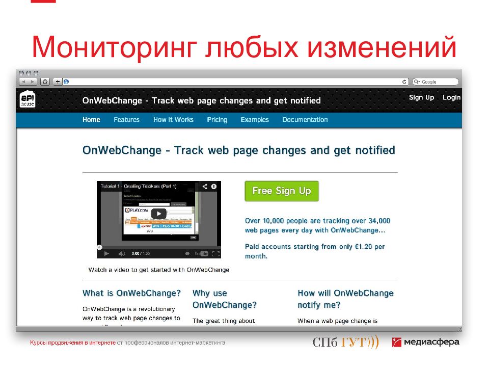 Мониторинг 16. ONWEBCHANGE logo.