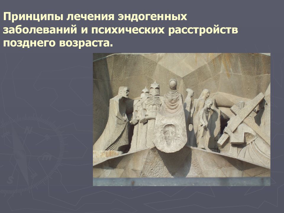 Принципы лечения эндогенных заболеваний и психических расстройств позднего возраста.