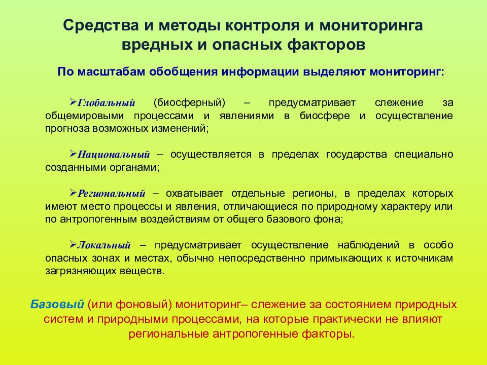 Средства мониторинга. Методы контроля и мониторинга негативных факторов. Методы контроля опасных и вредных факторов. Методы мониторинга опасных и вредных факторов. Методы контроля опасных и негативных факторов.