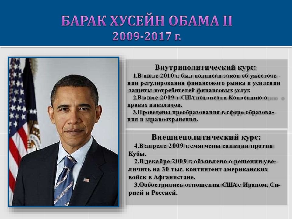 Президенты сша презентация на английском языке