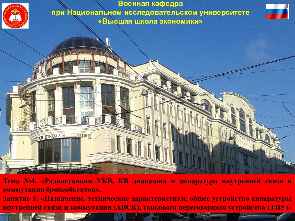 Тема №4. «Радиостанции УКВ, КВ диапазона и аппаратура внутренней связи и