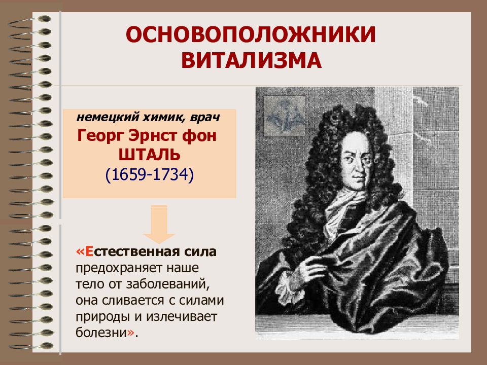 Основоположник немецкой. Георг Шталь (1659 – 1734). Основоположники витализма. Основоположник теории витализма. Георг-Эрнст фон Шталь.