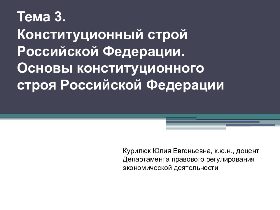 План конституционное производство в рф