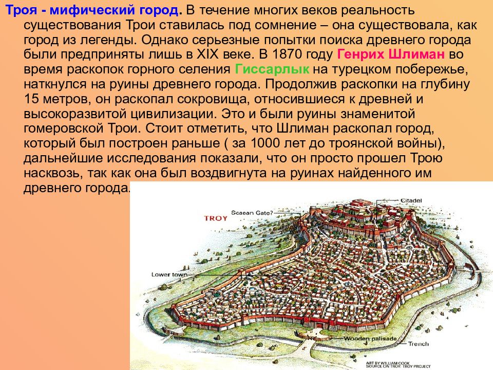 Презентация на тему троянская война