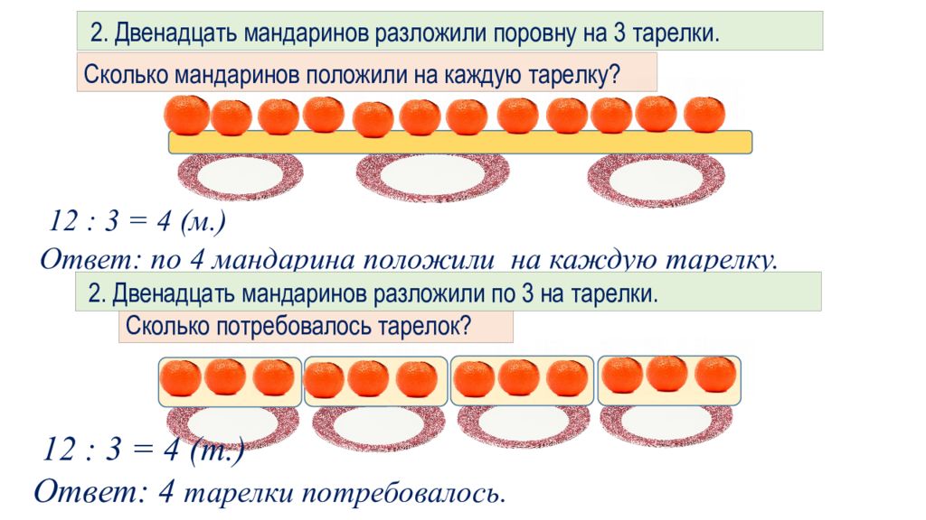 Задачи раскрывающие смысл действия деления 2 класс школа россии конспект и презентация