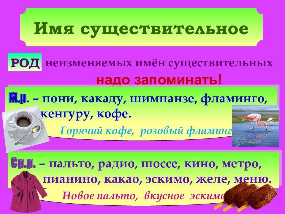 Кофе род существительного