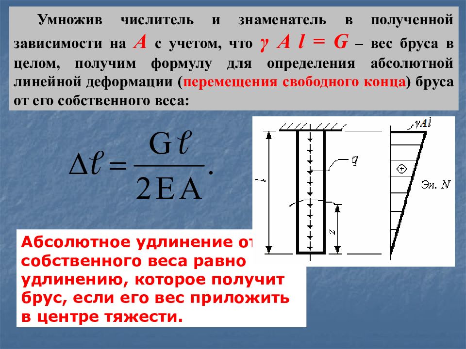 Прямолинейный брусок