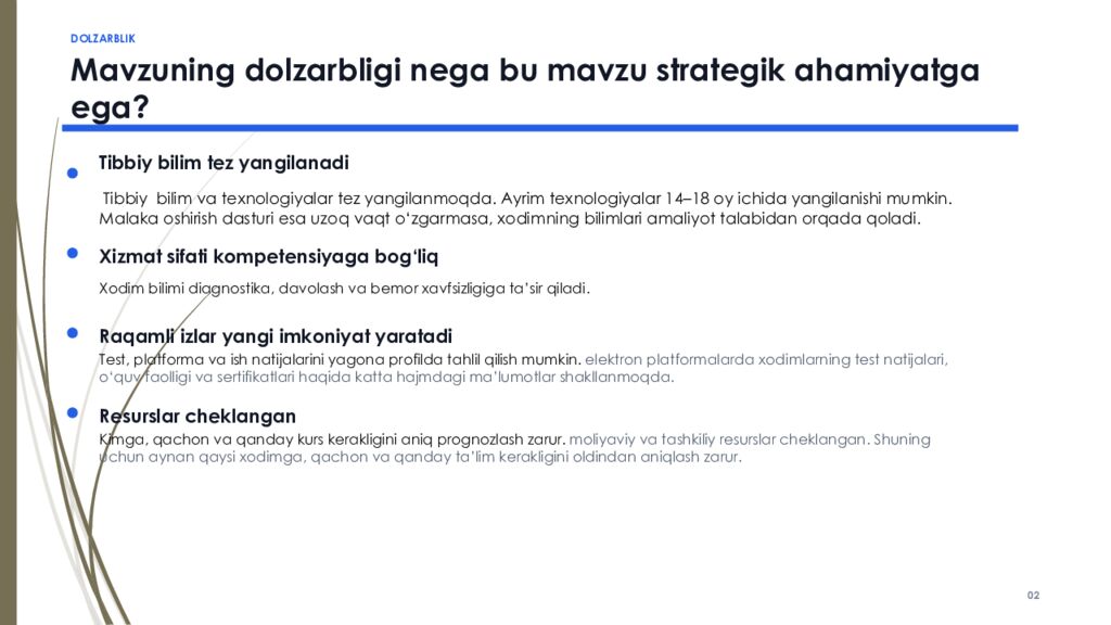 PhD DISSERTATSIYASI • I BOB RAQAMLI IQTISODIYOT SHAROITIDA TIBBIYOT XODIMLARI