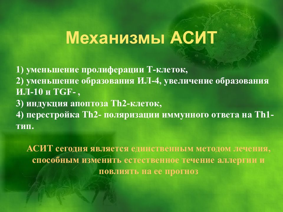 Асит от аллергии. Механизм АСИТ. Аллерген-специфическая иммунотерапия. Механизм АСИТ терапии. АСИТ механизм действия.