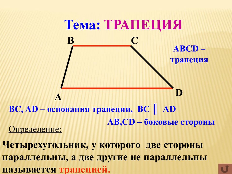 Проект по теме трапеция