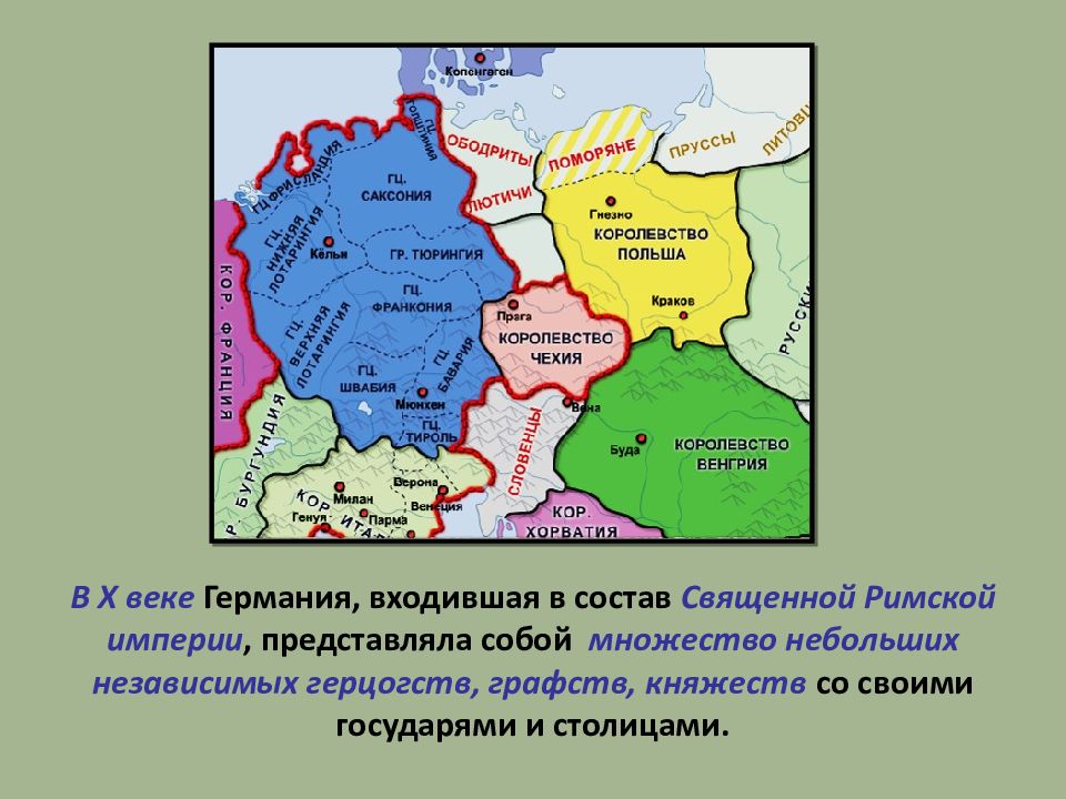 Государства оставшиеся раздробленными германия и италия в xii xv вв 6 класс презентация