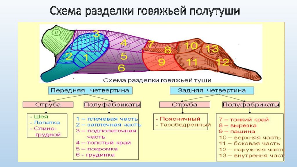 При обвалке свинины получают