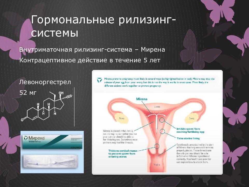 Гормональная контрацепция презентация