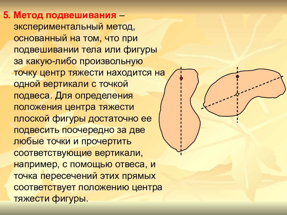 Определение центра тяжести плоского. Метод подвеса для определения центра тяжести. Метод подвешивания для нахождения центра. Экспериментальный способ определения центра тяжести. Пластина произвольной формы центром тяжести.