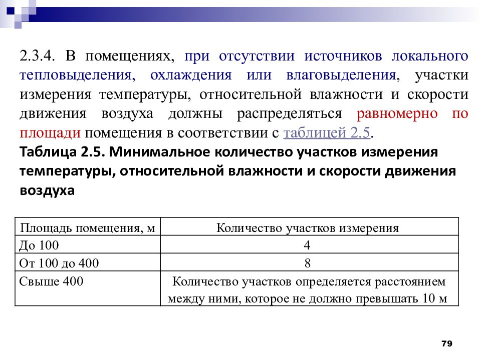 Микроклимат характеризуется показателями