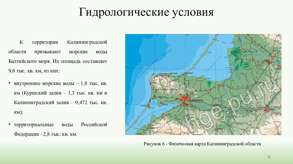 Климат калининградской области презентация